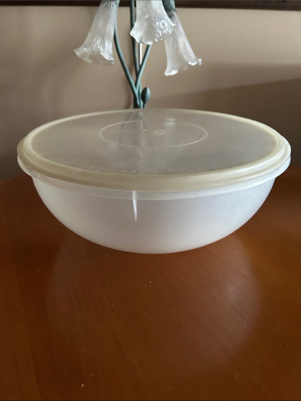 Vintage Tupperware Storage Bowl with Lid